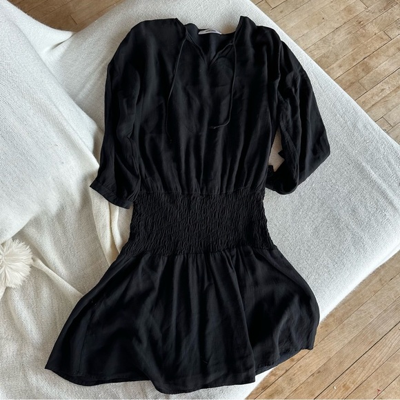 Anine Bing Black Long Sleeve Dress - Picture 2 of 11